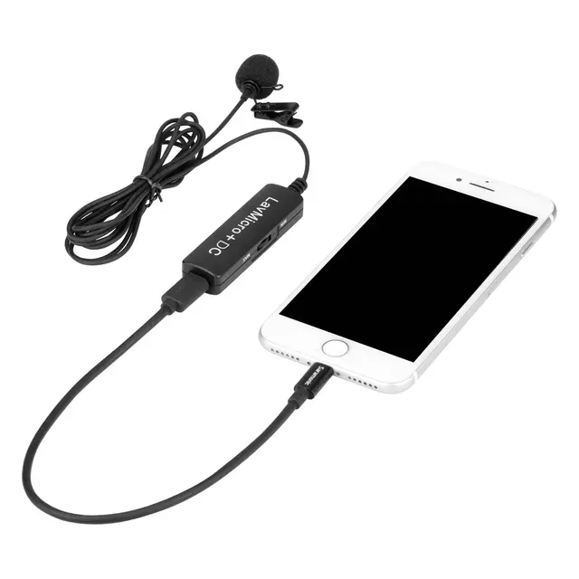 Saramonic LavMicro+DC Lavalier Mic Myggmikrofon til mobil 