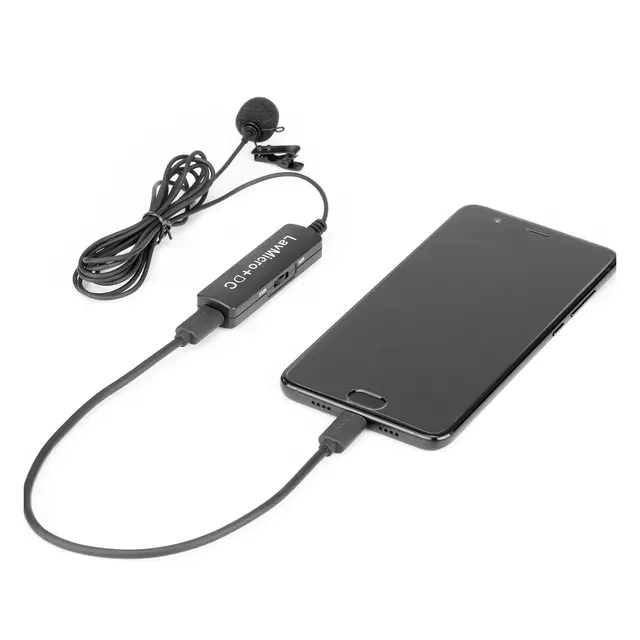 Saramonic LavMicro+DC Lavalier Mic Myggmikrofon til mobil 