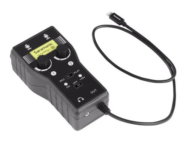 Saramonic SMARTRIG+ DI 2 kanal XLR til Iphone Lightning 