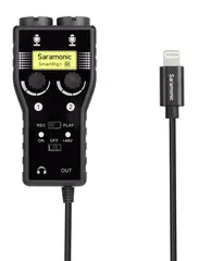 Saramonic SMARTRIG+ DI 2 kanal XLR til Iphone Lightning