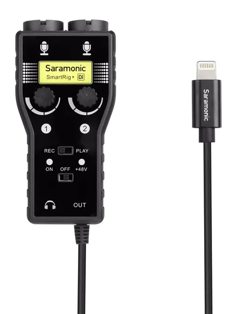 Saramonic SMARTRIG+ DI 2 kanal XLR til Iphone Lightning 