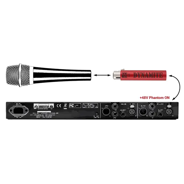 sE Electronics DM1 Dynamite Aktiv forforsterker for mikrofoner +28dB 