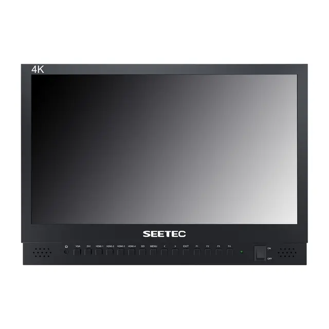 Seetec 15,6" 4K Broadcast LCD Monitor 15,6" SDI og 4x HDMI 