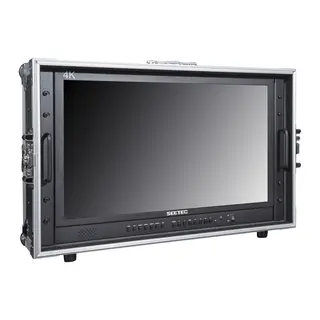 Seetec 28&quot; 4K Broadcast Monitor i Kasse 28&quot; med transport kasse og sun hood
