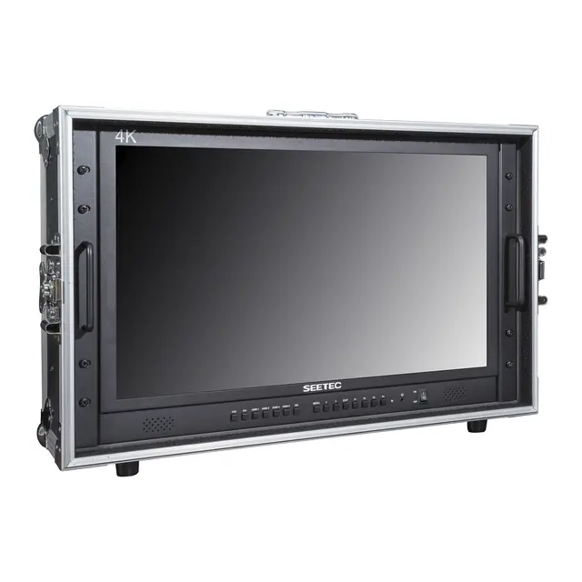 Seetec 28" 4K Broadcast Monitor i Kasse 28" med transport kasse og sun hood 