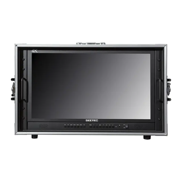 Seetec 28" 4K Broadcast Monitor i Kasse 28" med transport kasse og sun hood 