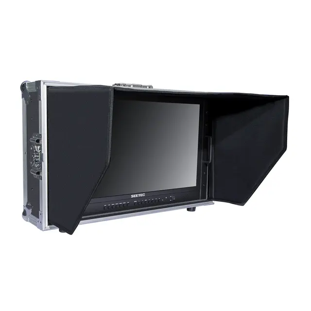 Seetec 28" 4K Broadcast Monitor i Kasse 28" med transport kasse og sun hood 