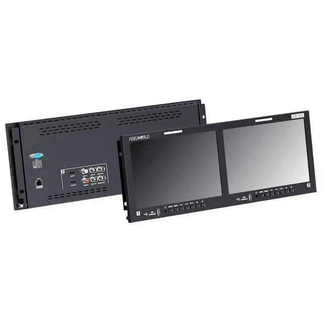 Seetec FRM1001G Dual 10.1" Monitor 4RU Rackmount 