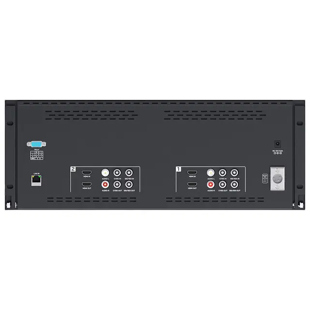 Seetec FRM1001G Dual 10.1" Monitor 4RU Rackmount 