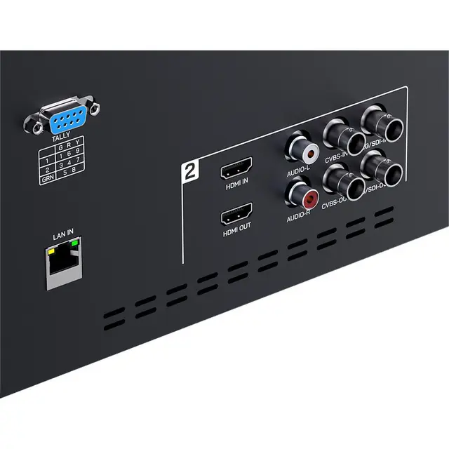Seetec FRM1001G Dual 10.1" Monitor 4RU Rackmount 