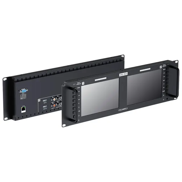 Seetec FRM701G Dual 7" Monitor 3RU Rackmount 