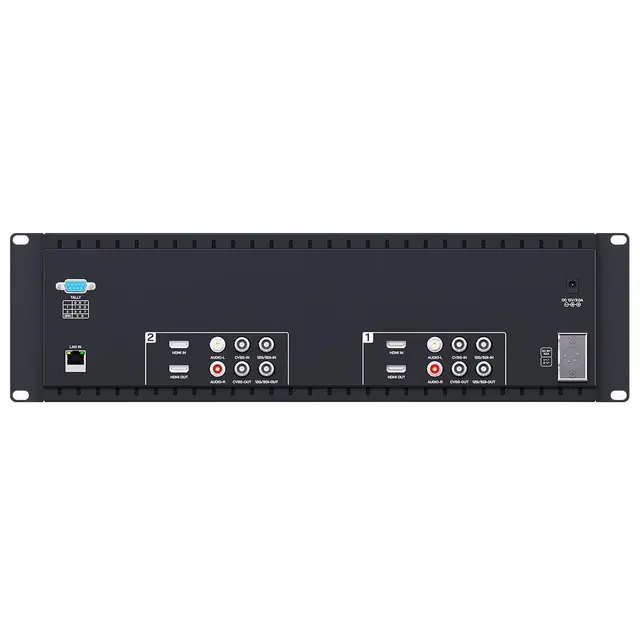 Seetec FRM701G Dual 7" Monitor 3RU Rackmount 