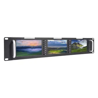 Seetec T51-H Monitor HDMI 3x5" Rack Mount Monitorer