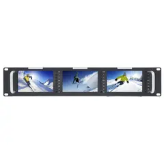 Seetec T51-H Monitor HDMI 3x5&quot; Rack Mount Monitorer