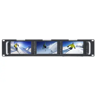 Seetec T51-H Monitor HDMI 3x5&quot; Rack Mount Monitorer