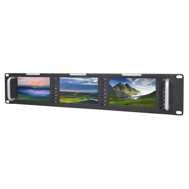 Seetec T51 3x5” Monitor SDI 3x5" Rack Mount Monitoer 