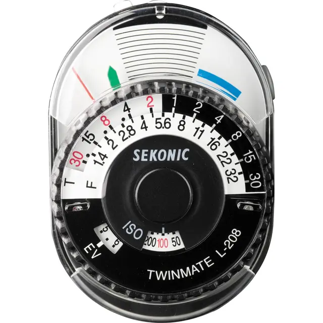 Sekonic Twinmate L-208 Analog, liten og kompakt lysmåler 