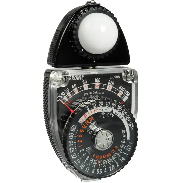 Sekonic L-398A Studio Delux III Analog lysmåler. Trenger ikke batterier 