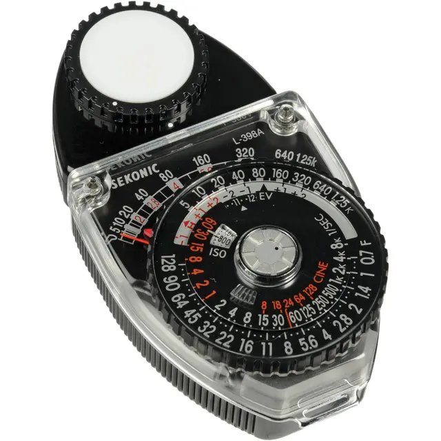 Sekonic L-398A Studio Delux III Analog lysmåler. Trenger ikke batterier 