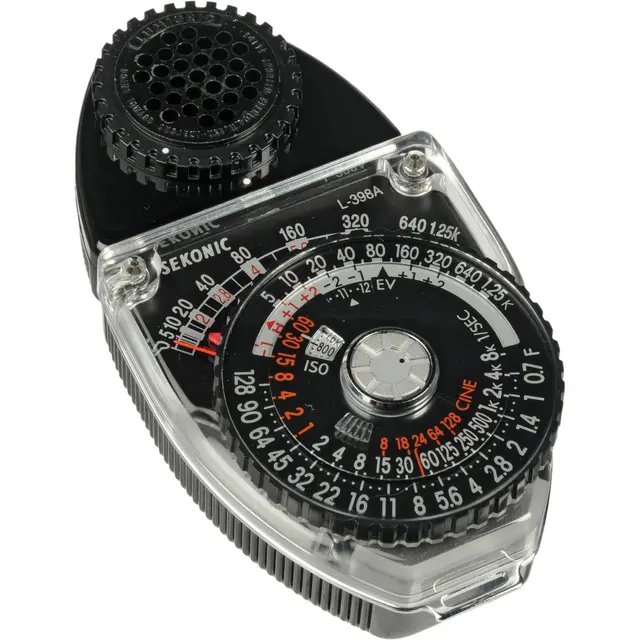 Sekonic L-398A Studio Delux III Analog lysmåler. Trenger ikke batterier 