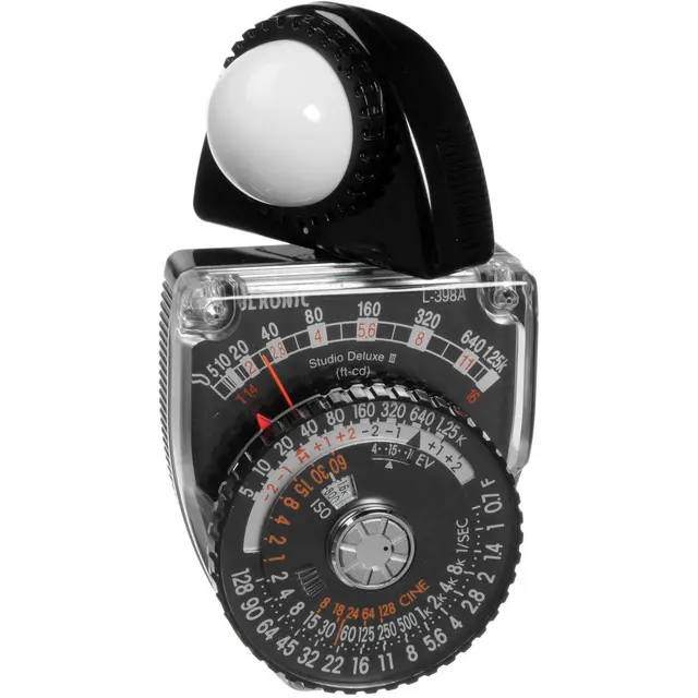 Sekonic L-398A Studio Delux III Analog lysmåler. Trenger ikke batterier 