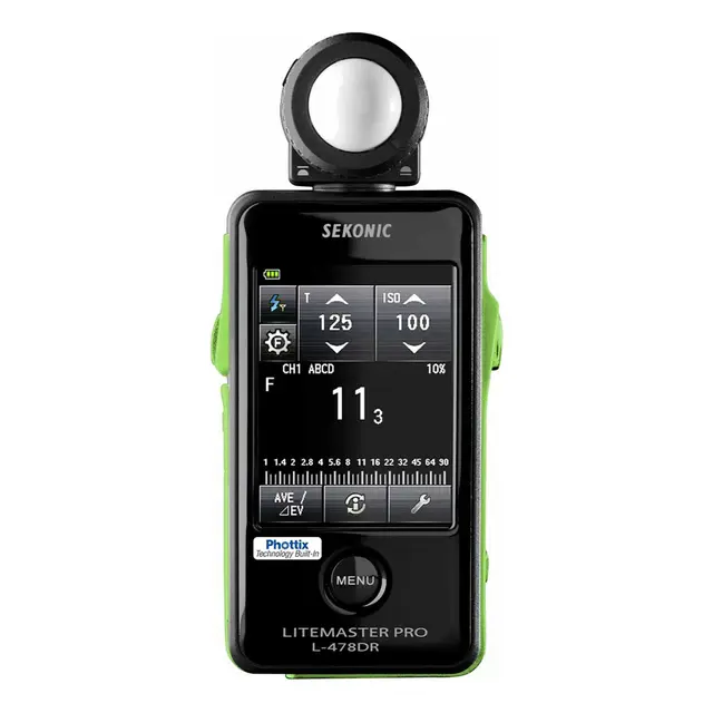 Sekonic L-478DR-PX LiteMaster PRO For Phottix Strato II System Light Meter 
