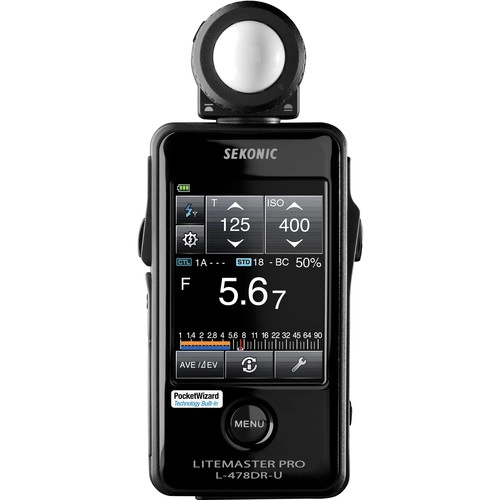 Sekonic L-478DR Lite Master Pro Lysmåler med PocketWizard TL radiosender