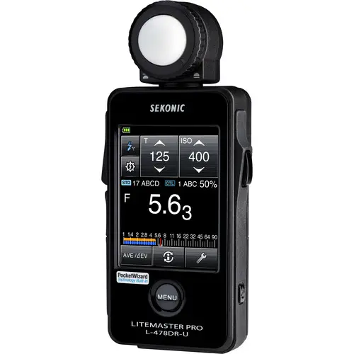 Sekonic L-478DR Lite Master Pro Lysmåler med PocketWizard TL radiosender 