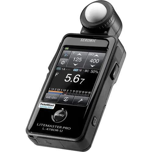 Sekonic L-478DR Lite Master Pro Lysmåler med PocketWizard TL radiosender 