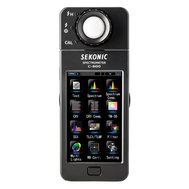 Sekonic SpectroMeter C-800 Fargespecter, temperatur 