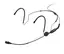 Sennheiser HSP 2 Hodeb&#248;ylemikrofon 3P Sort med 3 Pin Lemo plugg