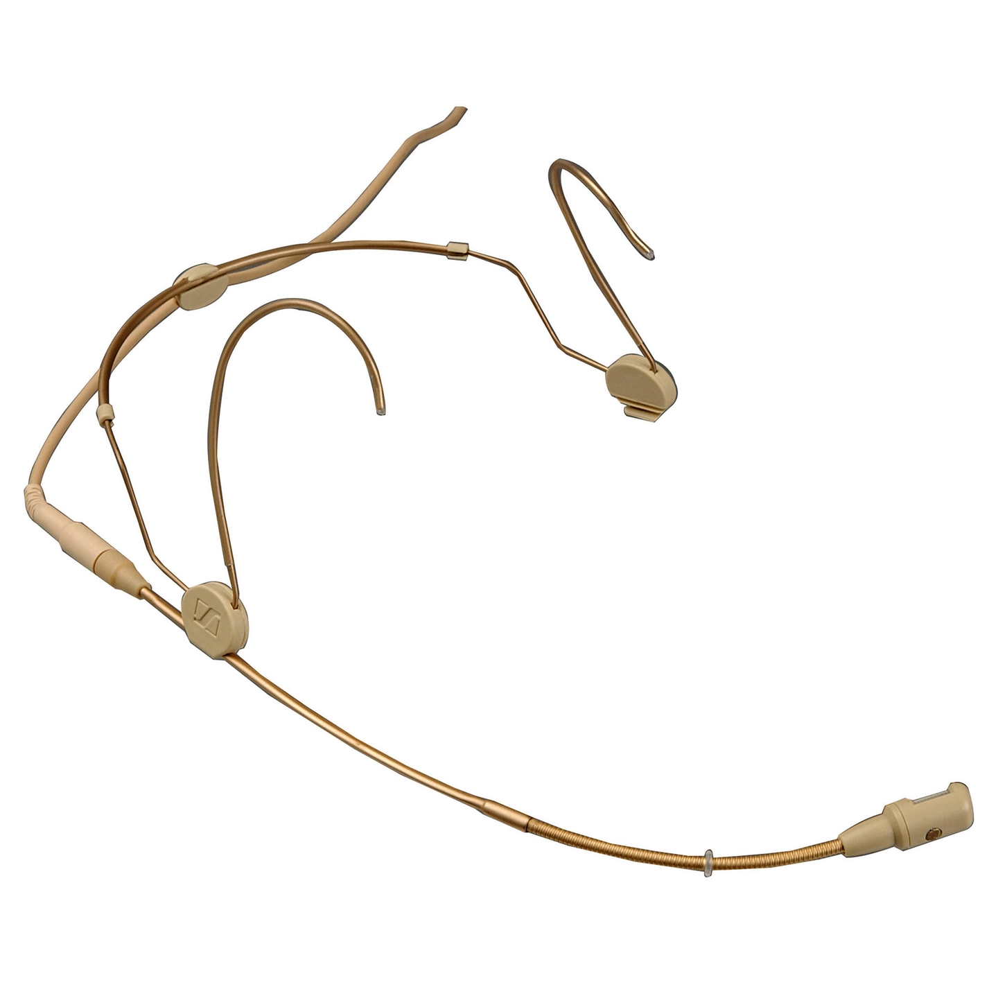 Sennheiser HSP 2-EW-3 Hodebøylemikrofon Beige, med skrufestet Mini Jack
