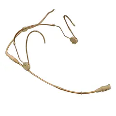 Sennheiser HSP 4-EW-3 Hodeb&#248;ylemikrofon Beige med skrufestet Mini Jack