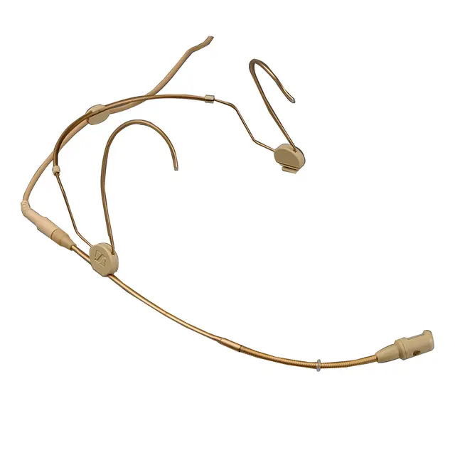 Sennheiser HSP 4-EW-3 Hodebøylemikrofon Beige med skrufestet Mini Jack 