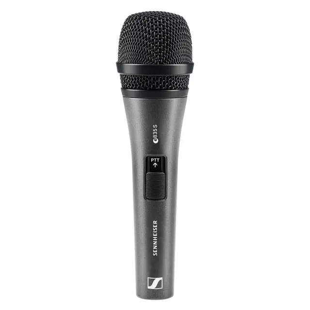 Sennheiser e 835-S PTT Mikrofon Dynamic cardioid push-to-talk microphone 