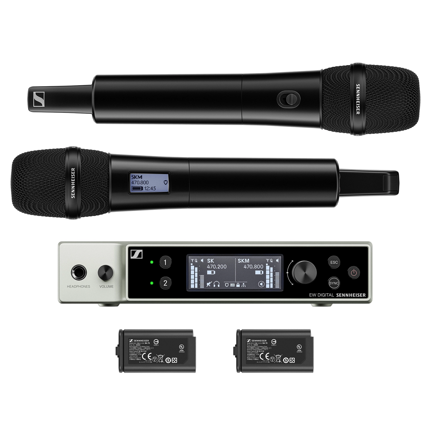 Sennheiser EW-DX 835-S Set (R1-9) Digitalt trådløst sett med 2x 835 Mic