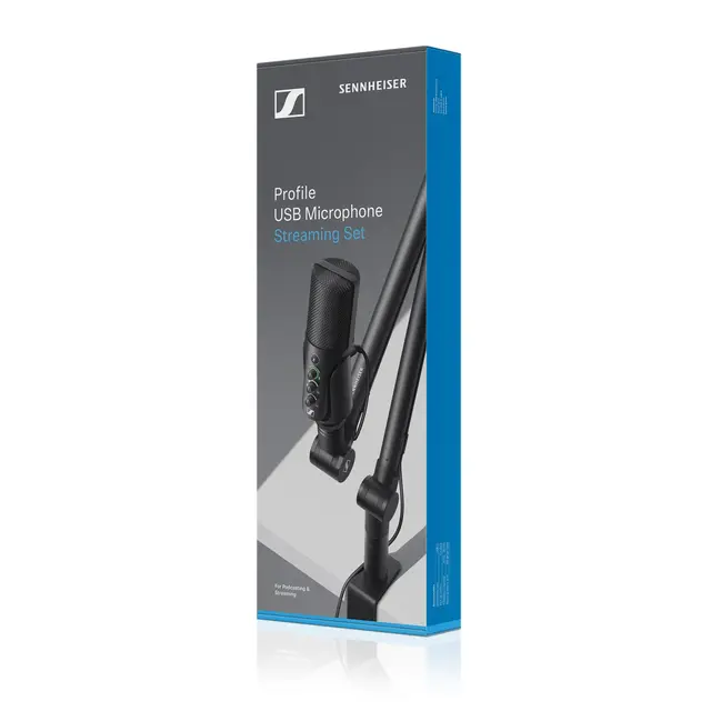 Sennheiser Profile Streaming Set Podcast USB mikrofon med bordstativ 