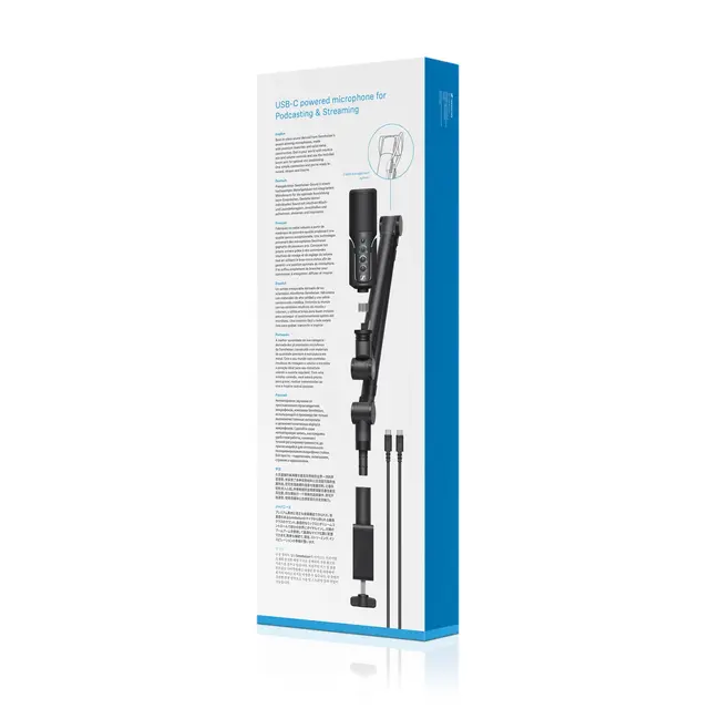 Sennheiser Profile Streaming Set Podcast USB mikrofon med bordstativ 