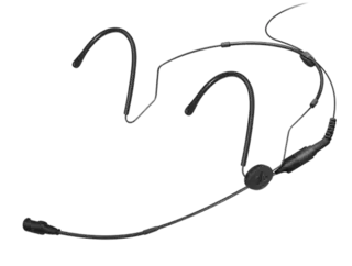 Sennheiser HSP 4-EW Hodeb&#248;ylemikrofon Sort med skrufestet Mini Jack