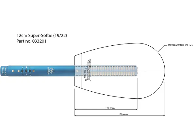 Rycote 12cm Super-Softie 12cm Vind beskytter til Shotgunn Mic 