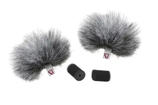 Rycote Windjammer Lavalier 2pc Grey Vindpels til mygg 2-pack Gr&#229;