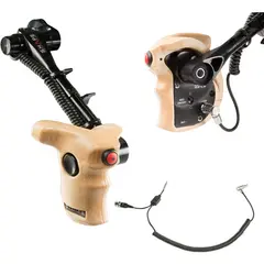 Shape Stop &amp; Start Handle Grip for RED with Telescopic Wood ARRI Rosette