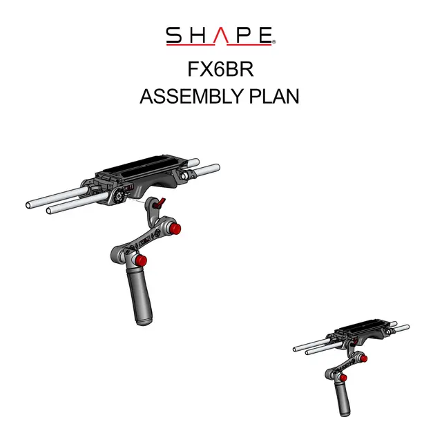 Shape Sony FX6 Baseplate with Handle For Sony FX6 