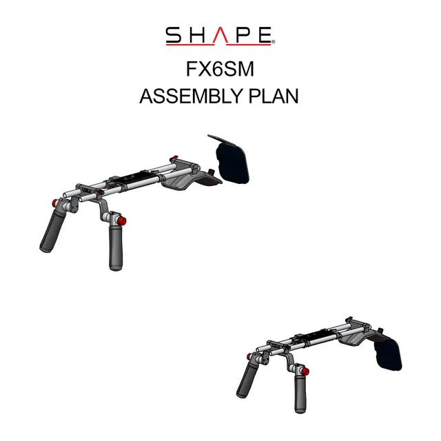 Shape Sony FX6 Shoulder Mount For Sony FX6 