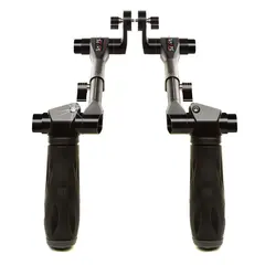 Shape Telescopic Handles with PushButton with ARRI Roseette - Black