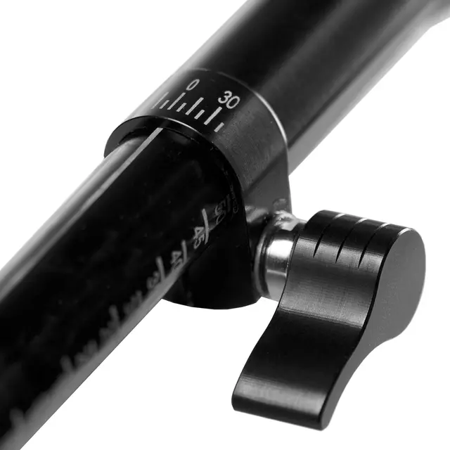 Shape Telescopic Handles with PushButton with ARRI Roseette - Black 