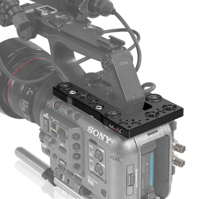 Shape Sony FX6 Baseplate and Top Plate For Sony FX6 