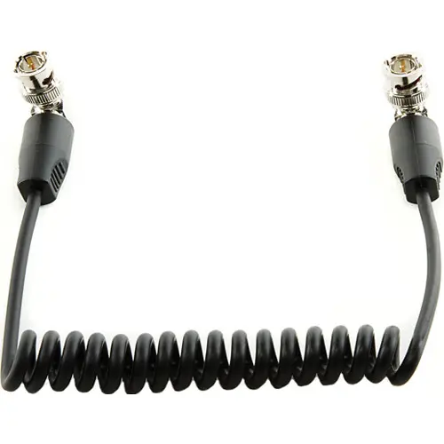 Shape Coiled SDI Cable 25-70cm 25cm SDI kabel med vinklet plugg 