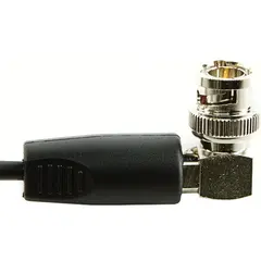 Shape Coiled SDI Cable 25-70cm 25cm SDI kabel med vinklet plugg