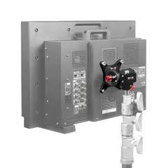 Shape Push Button VESA Monitor Mount for C-Stand &amp; Baby Pin